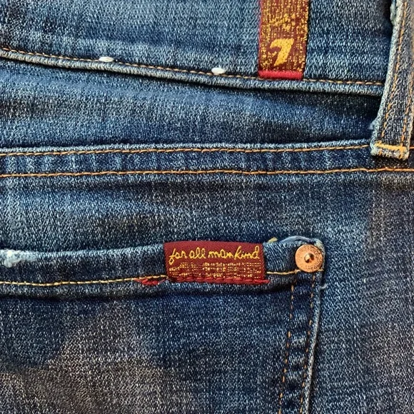 7 for all mankind Josefina skinny boyfriend Jeans 31 - Picture 4 of 6